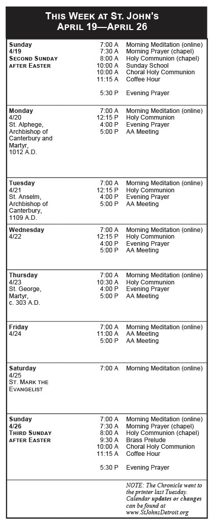 April 19 to April 26
