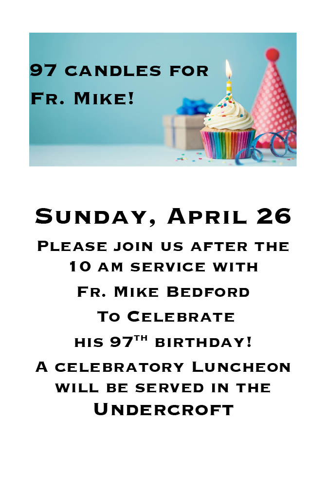 Fr Mike Birthday Celebration